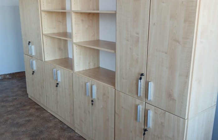 złożone nowe szafki