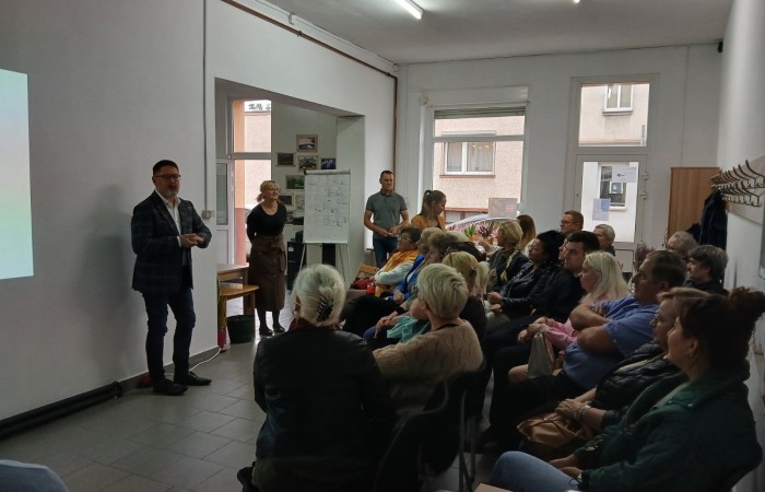 zastępca burmistrza miasta i gminy swarzędz podczas przemowy